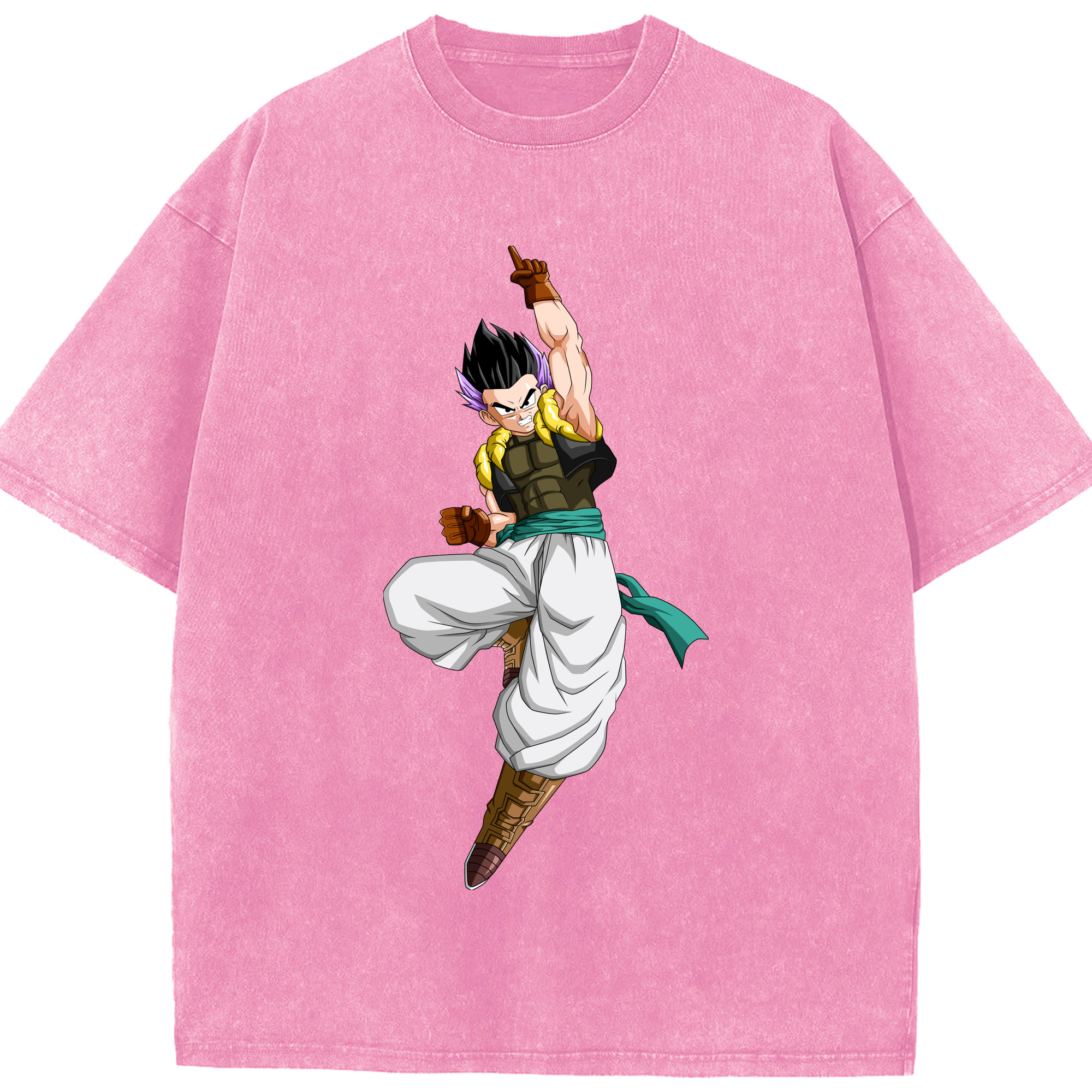（画像用） ドラゴンボール 孫 悟飯（そんごはん）DRAGON BALL Son Gohan 綿100% ヴィンテージ風 半袖Tシャツ（フロントプリント）